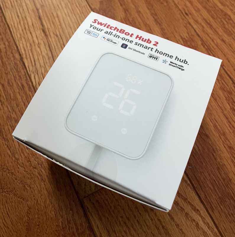 SwitchBot Hub 2 (2nd Gen), work as a WiFi Thermometer Hygrometer, IR Remote  Control, Smart Remote and Light Sensor, Link SwitchBot to Wi-Fi (Support