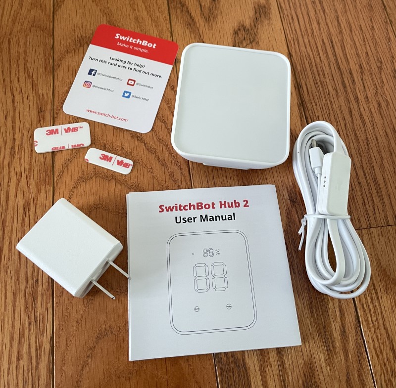 SwitchBot Hub 2 (Matter), WiFi Thermometer Hygrometer, IR Remote Control, Smart Remote and Light Sensor