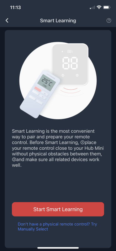 Switchbot Hub 2 81 IR smart learning