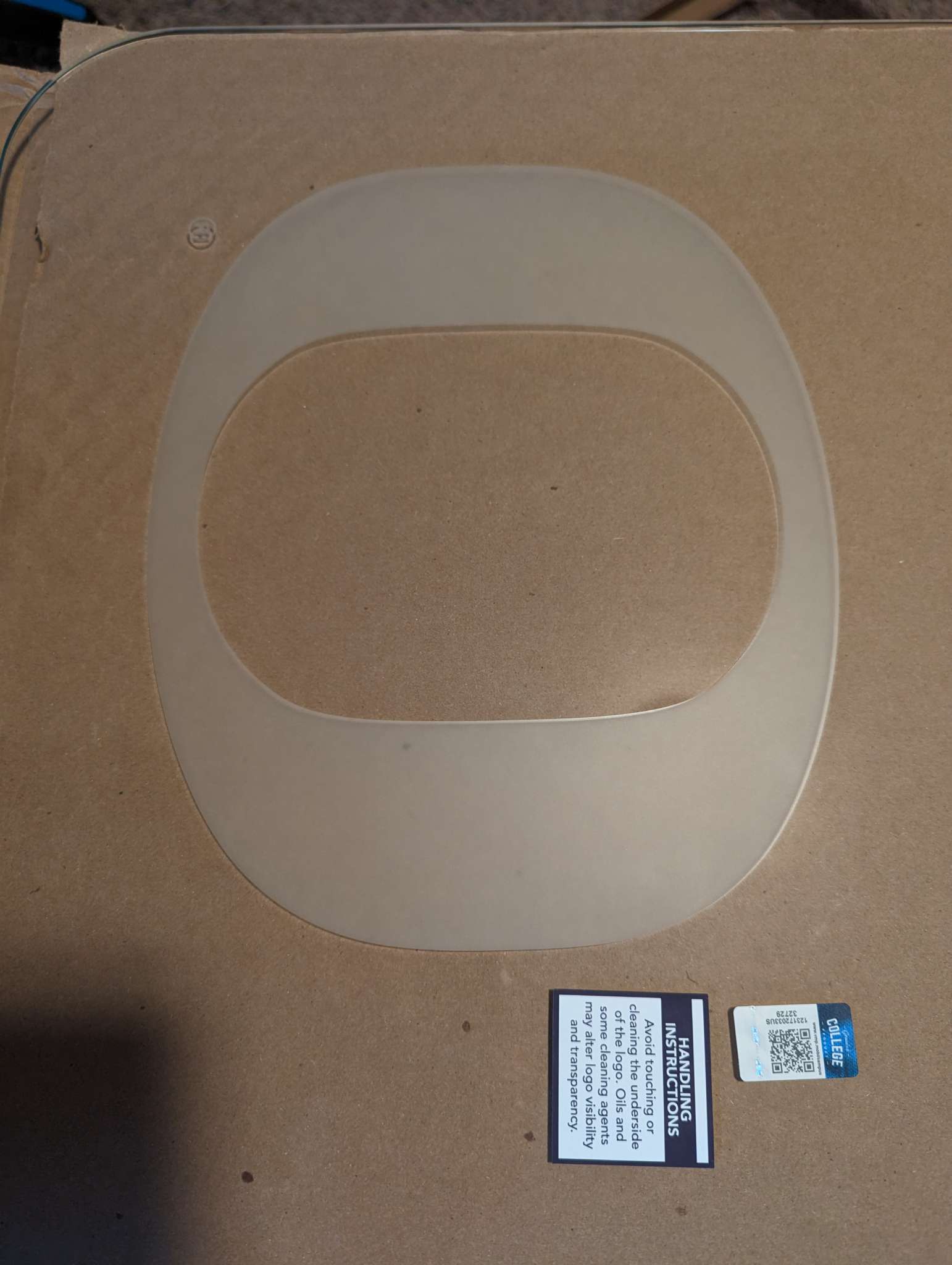 Vitrazza Collegiate Glass Chair Mat review silky smooth seating The