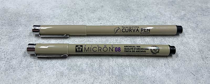 Ergonomically Curved Writing Utensils : Curva Pen