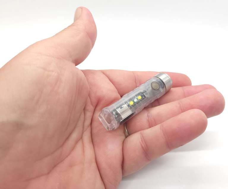 RovyVon Aurora A8 USBC Keychain Flashlight with sidelight review EDC perfection? The Gadgeteer