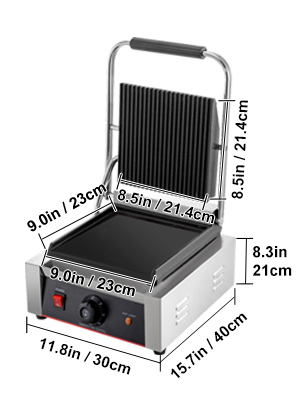 Professional Panini Grill / Panini Press Machine / Electric Sandwich Maker  / Grill Maker