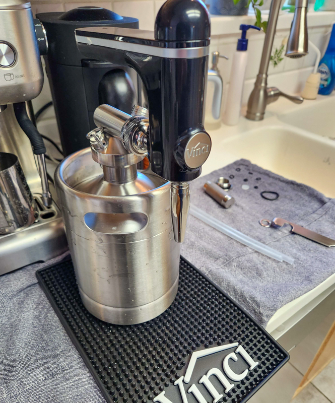 Vinci Nitro Cold Brew coffee brewer review - foamy velvety concoctions made  easy - The Gadgeteer