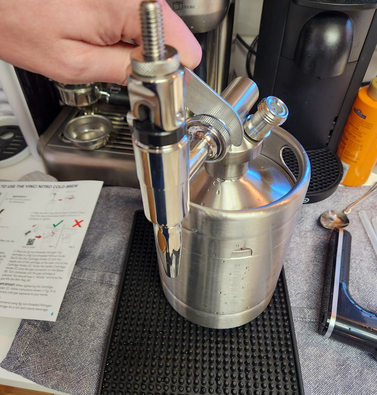 Vinci Nitro Cold Brew coffee brewer review - foamy velvety concoctions made  easy - The Gadgeteer