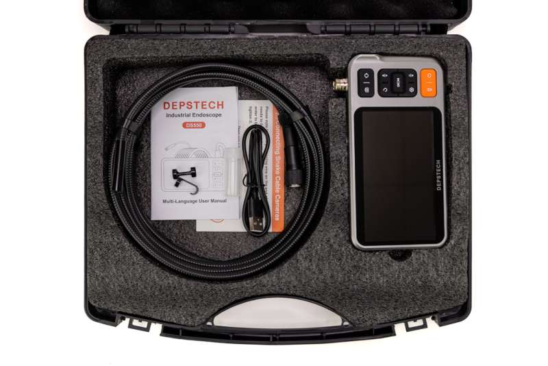 I have received my new Depstech endoscope, and its progress from a