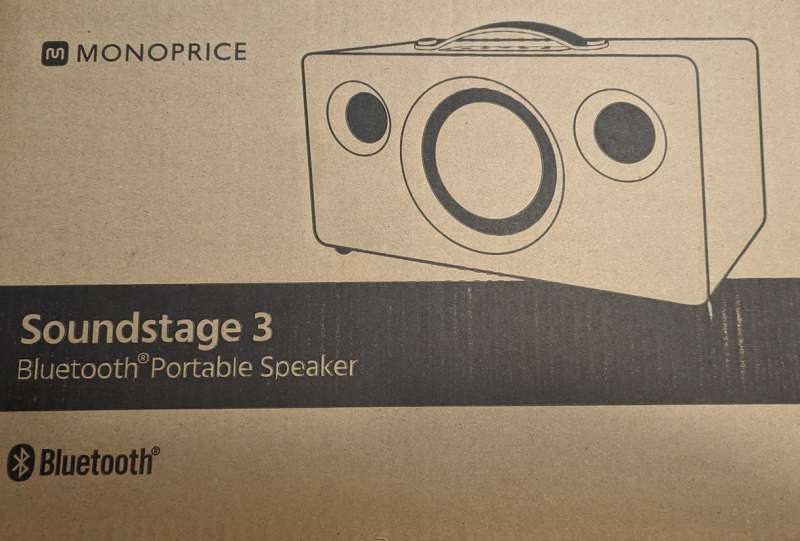 Monoprice Soundstage3 Portable Bluetooth Speaker with 10 Hour Playtime,  Optical, Aux, RCA Inputs, Subwoofer Output