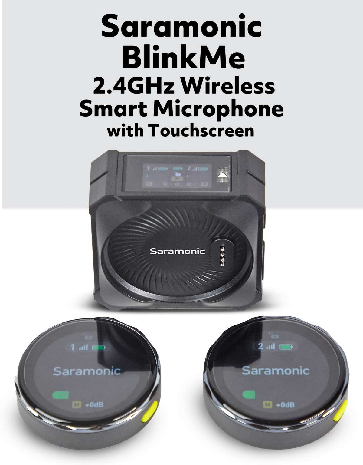 Saramonic Blinkme 2 4ghz Wireless Smart Microphone System With