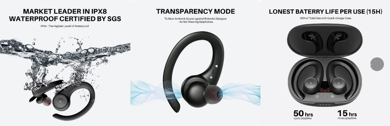 Tribit MoveBuds H1 Wireless Earbuds 10