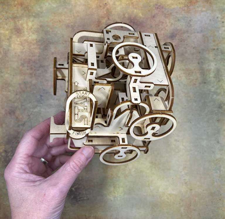 Intrism Mini 3D wooden puzzle review The Gadgeteer