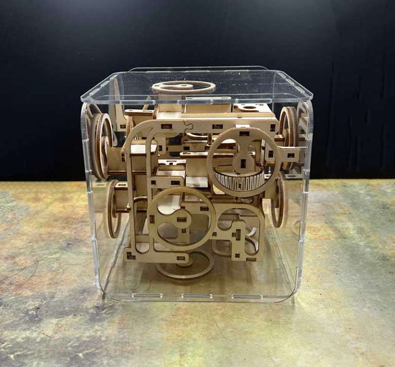 Intrism Mini 3D wooden puzzle review The Gadgeteer