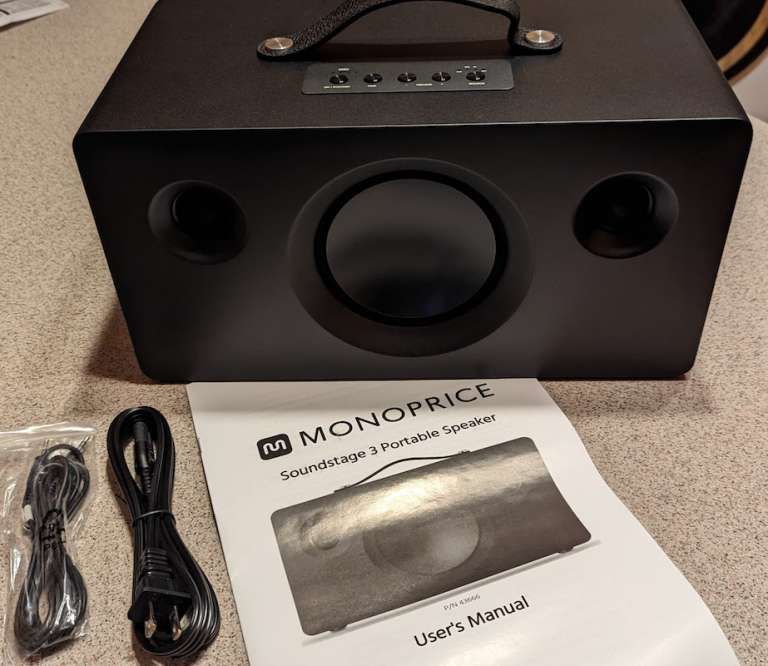 Monoprice Soundstage 3 portable speaker review more speaker, less