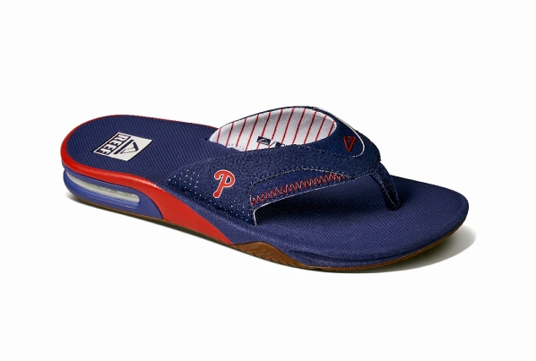 Reef Mens Sandals Fanning Slide X MLB Padres