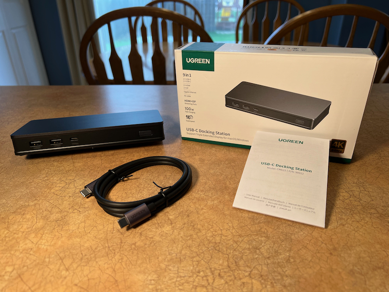 Review: UGREEN USB C Docking Station, 9-in-1 Dual 4K@60hz Extended PD Dock  for MacBook, 2 DP & HDMI 