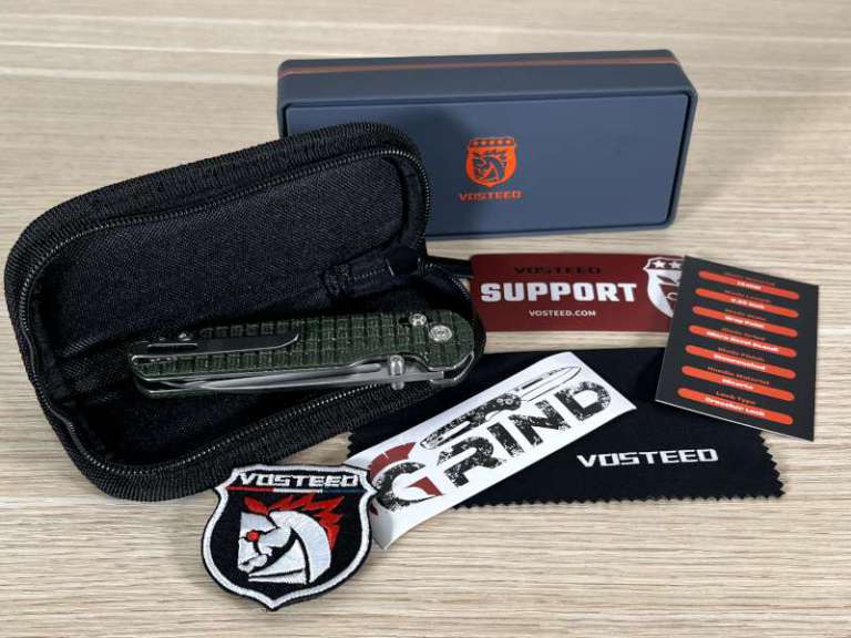 Vosteed Grind Folding Knife review a pocket knife for bushcraft The