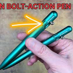 Bastion Bolt-Action EDC pen video review