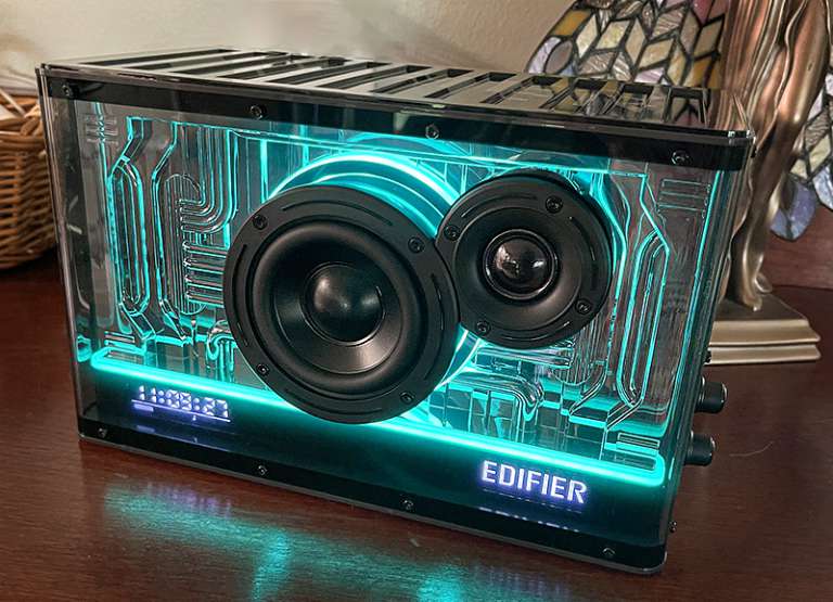 Edifier QD35 Tabletop Bluetooth Speaker review Much bling and much