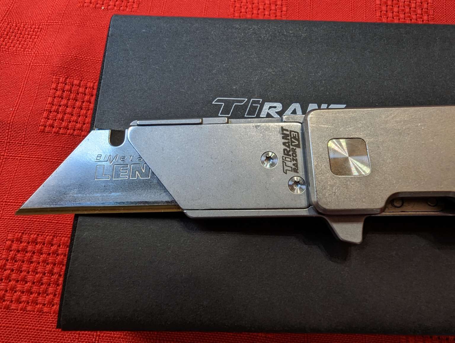 Exceed Designs TiRant Razor V3 titanium utility knife review the best