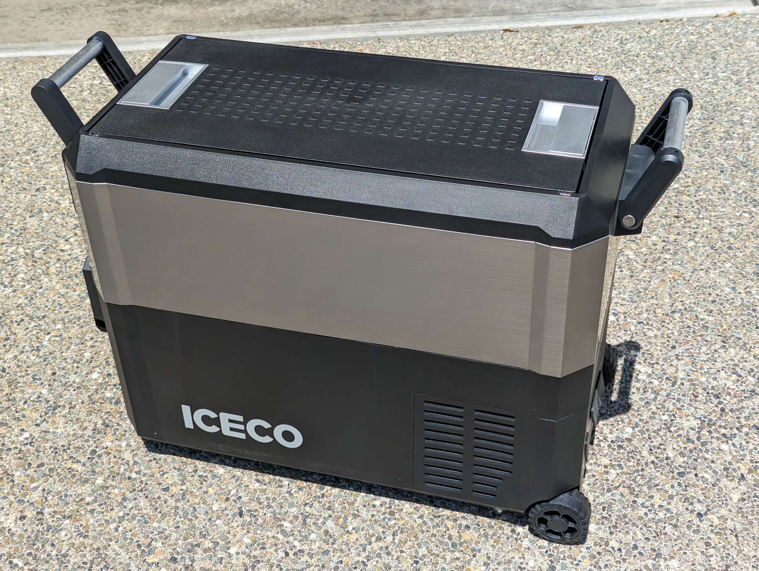 Iceco JP50 Pro 50L Wheeled Portable Freezer review - my new road
