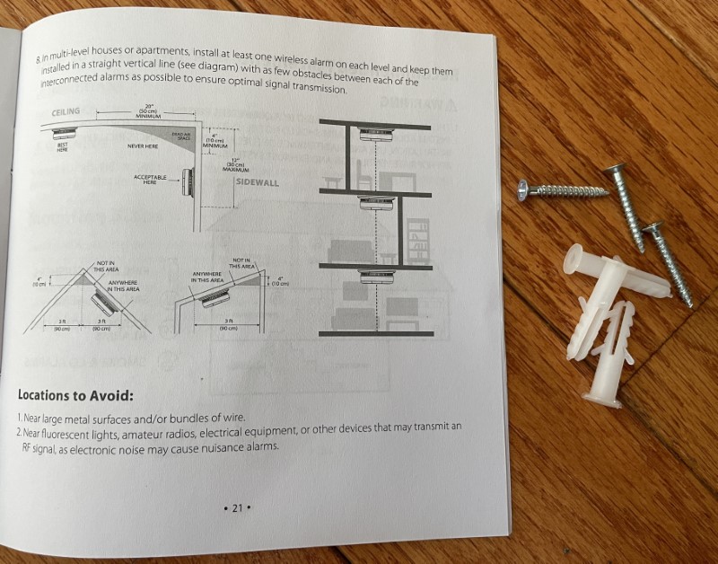 X Sense SC07 W interlinked smoke and CO detector 11