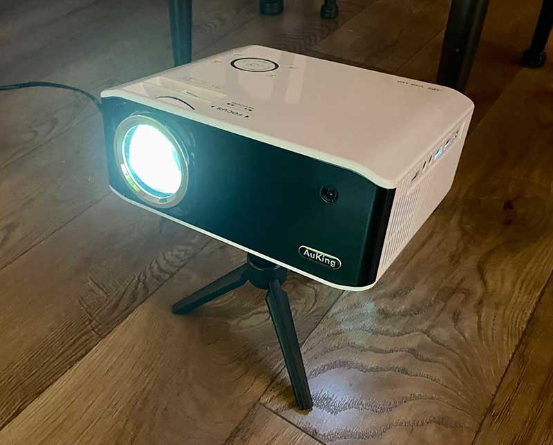 AuKing Projector, 2023 Upgraded Mini Projector, Full HD 1080P Home The –  AuKingDirect