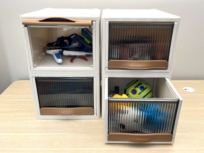 Plastic Hidden Under Desk Storage Drawer Box Slide Out Under - Temu