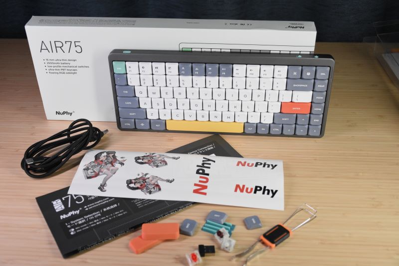 NuPhy Air75 wireless mechanical keyboard review - The Gadgeteer