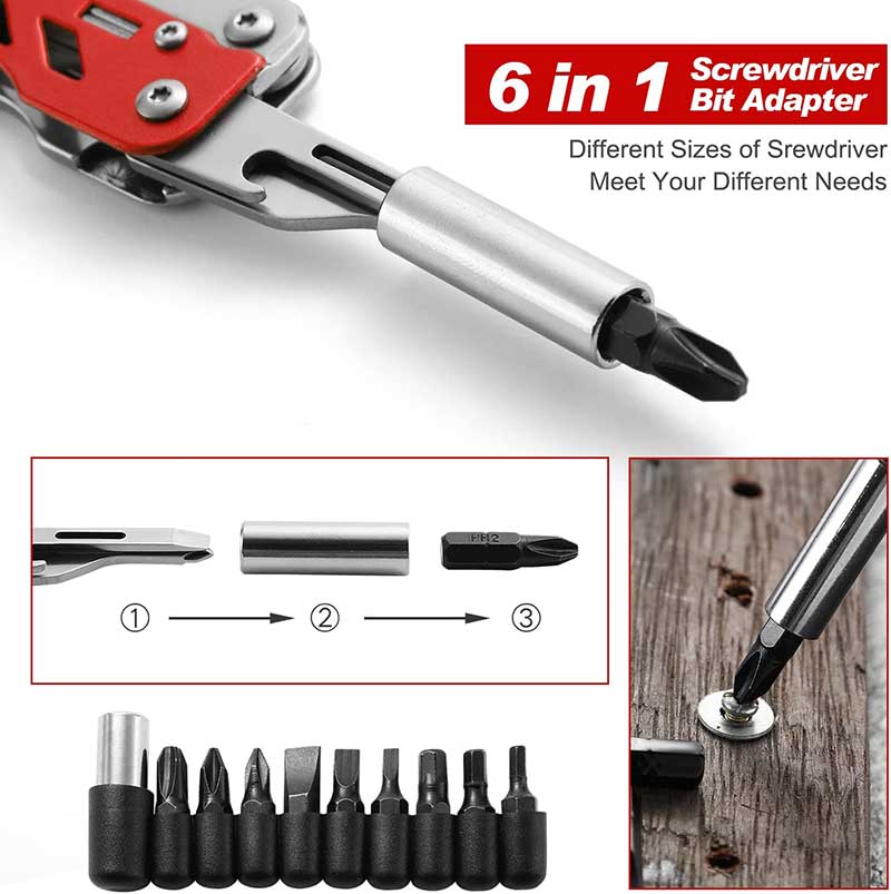 This multitool has an adjustable wrench AND a bit driver! The Gadgeteer