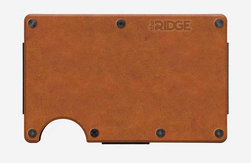 ridge leather wallet 1