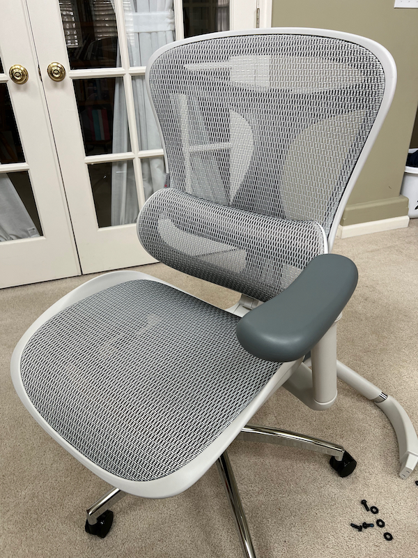SIHOO Doro-C300 Ergonomic Office Chair partially assembled