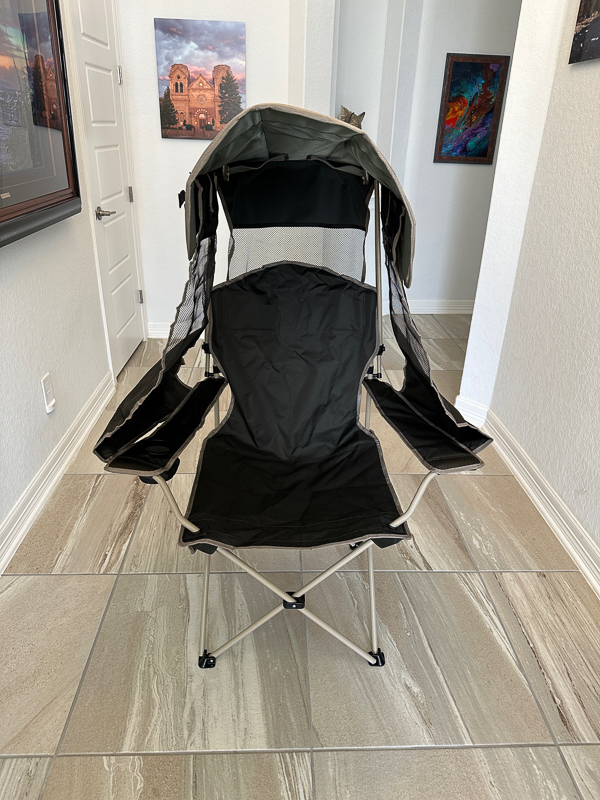 Folding Camping Chair with Shade Canopy Review 