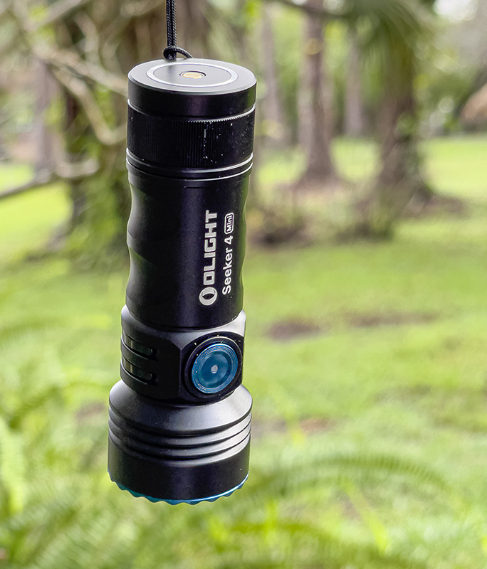 Olight Seeker 4 Mini White and UV LED Flashlight review A lot of bright for a little money