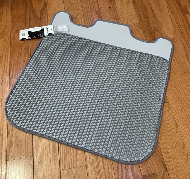 Casa Leo Leo's Loo Cat Litter Mat, Grey