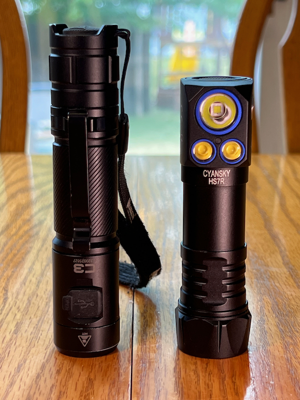 Wuben C3 (left) vs. CYANSKY HS7R (right)