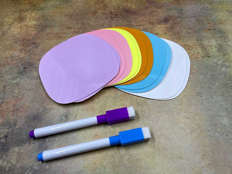 Sticky Notes on Whiteboard -Erasable Sticky Notes - Reusable Sticky Notes