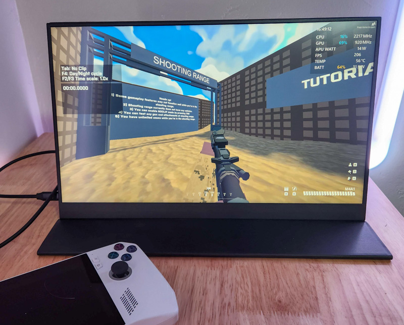 UPERFECT UGame K5 17.3 portable gaming monitor review - For when