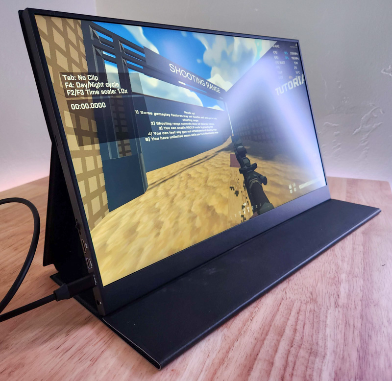 UPERFECT UGame K5 17.3 portable gaming monitor review - For when