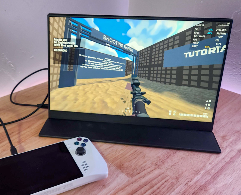 UPERFECT UGame K5 17.3 portable gaming monitor review - For when