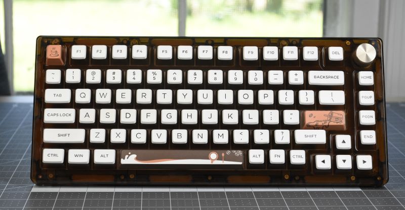 Mod a coffee cat theme board! 🐱 Kit: Womier G75 w/Womier Coffee