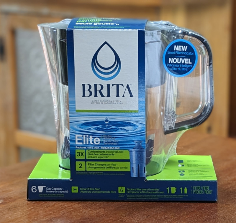 Brita Large Water Filter Pitcher for Tap and Drinking Water with 1 Elite  Filter, Reduces 99% Of Lead, Lasts 6 Months, 10-Cup Capacity, BPA Free