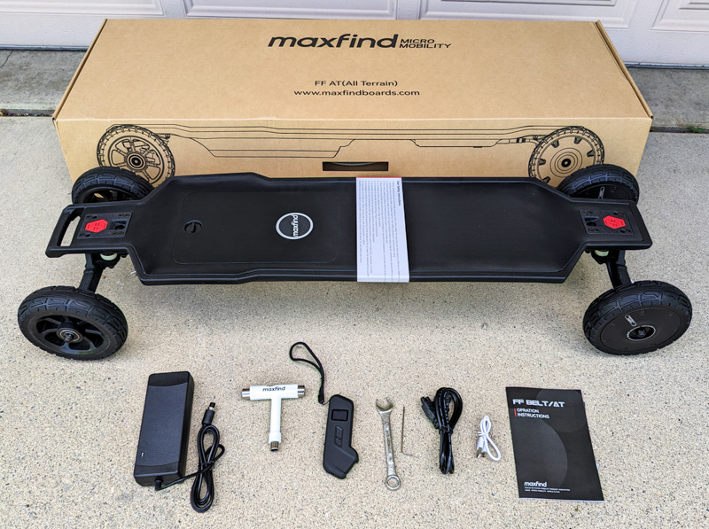 Maxfind FF AT electric skateboard 18