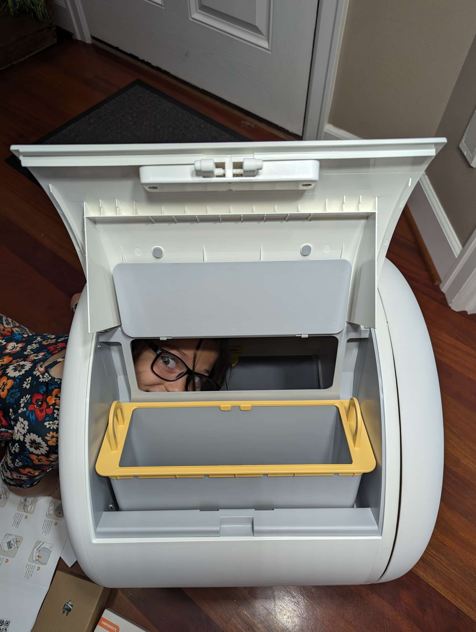 MeoWant Self Cleaning Cat Litter Box review works great if your cat