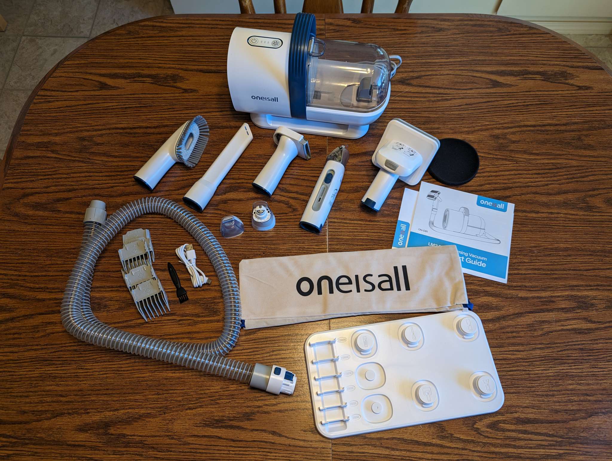 Oneisall Pet Grooming Kit & Vacuum review Keep your pup looking