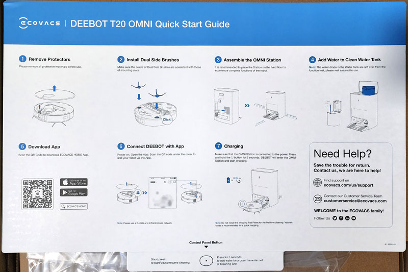 User manual ECOVACS Deebot T20 Omni (English - 212 pages)