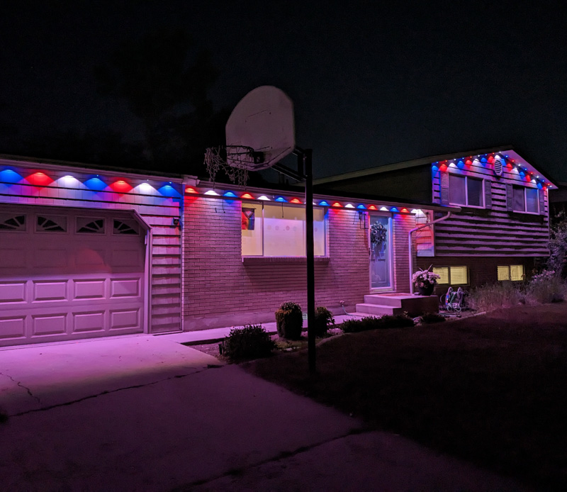 Got our permanent outdoor lights installed yesterday : r/Govee