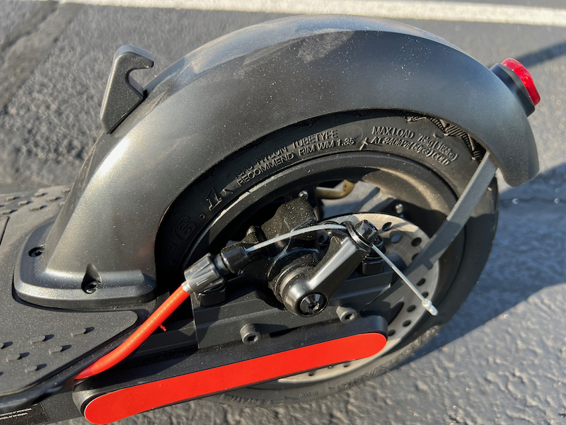 Hiboy S2R Plus Electric Scooter rear wheel and brake