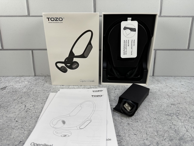 Auriculares Tozo Openreal Open Ear Bluetooth 5.3 Air Condu..