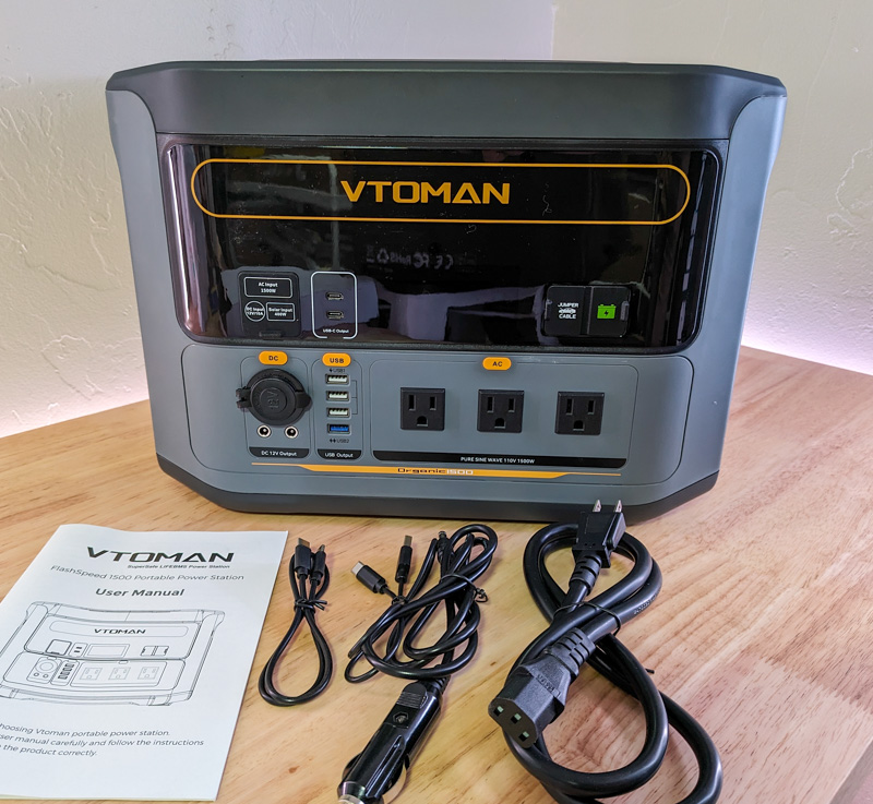 VTOMAN FlashSpeed 1500 Portable Power Station 