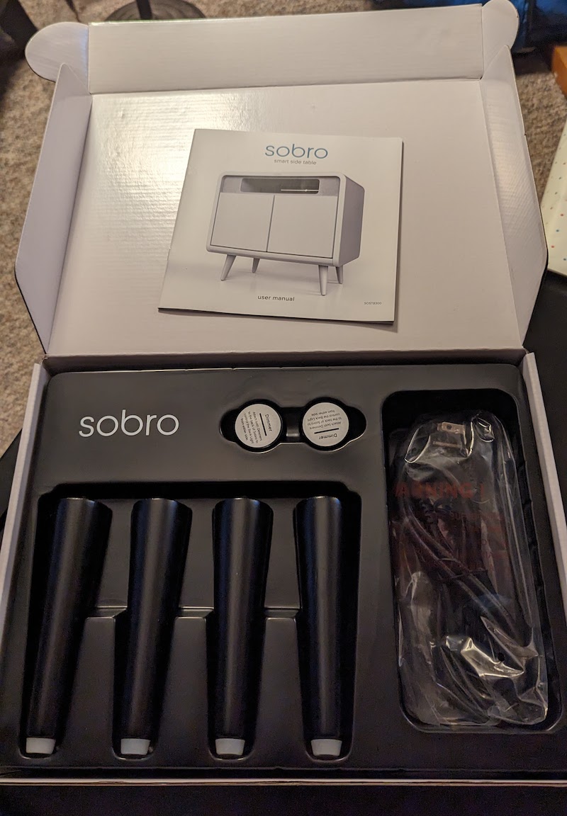 Sobro Smart Side Table review Who knew smart furniture was even a