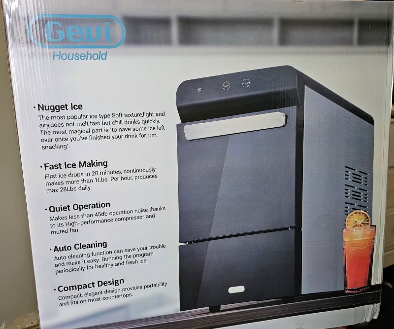 Gevi Household Countertop Nugget Ice Maker Machine Review - Best Portable  Ice Maker for RV 